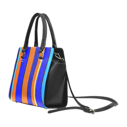 Abstract Blue And Orange 930 Classic Shoulder Handbag (Model 1653)