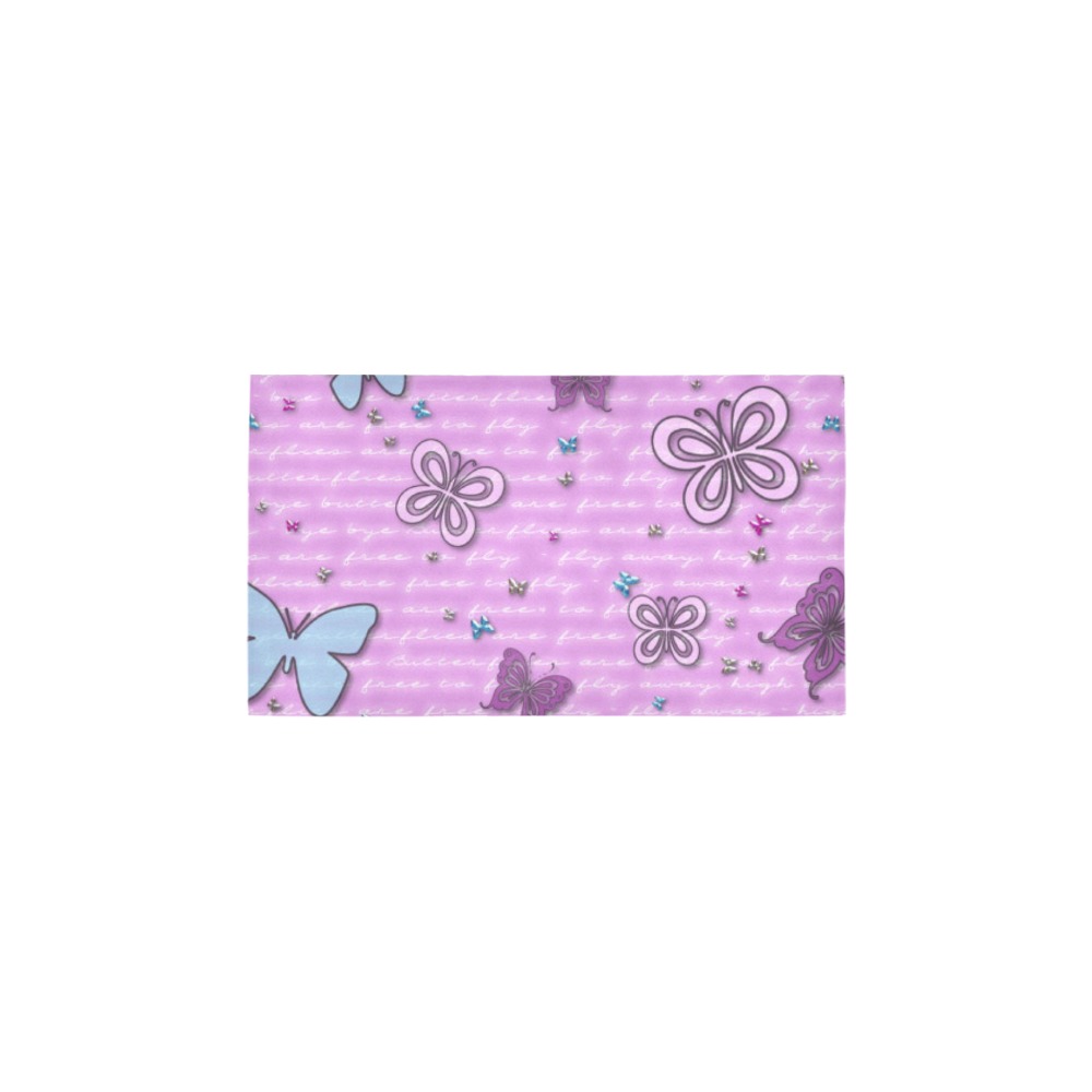 flutterbies-are-free-to-fly Bath Rug 16''x 28''