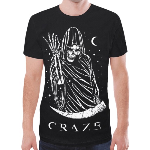 Critical-Craze-Death-Bae New All Over Print T-shirt for Men (Model T45)