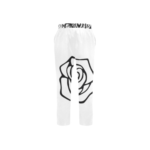 Aromatherapy Apparel Graphic Casual Pants White Men's All Over Print Casual Trousers (Model L68)