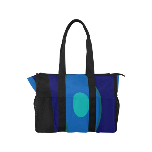 Dimensional Blue Abstract 915 Nurse Tote Bag (Model 1725)