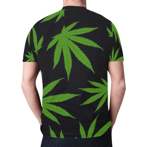 Cannabis New All Over Print T-shirt for Men (Model T45)