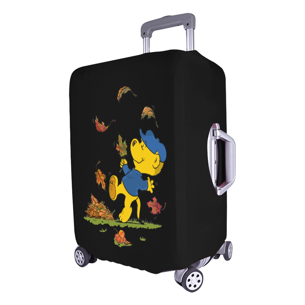 Ferald Amongst The Autumn Leaves Luggage Cover/Large 26"-28"