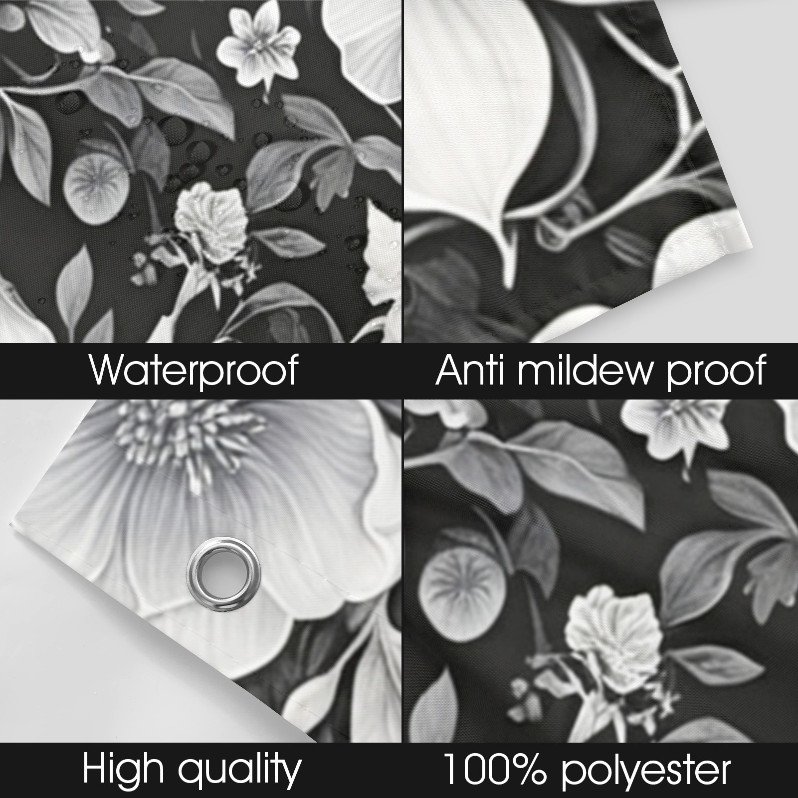 Fabulous Florals 39 Shower Curtain 60"x72"