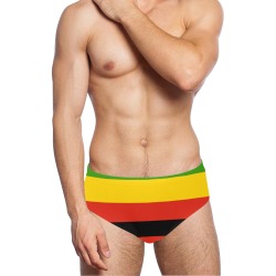 Flag_of_Zimbabwe.svg Men's Swimming Briefs (Model L59)