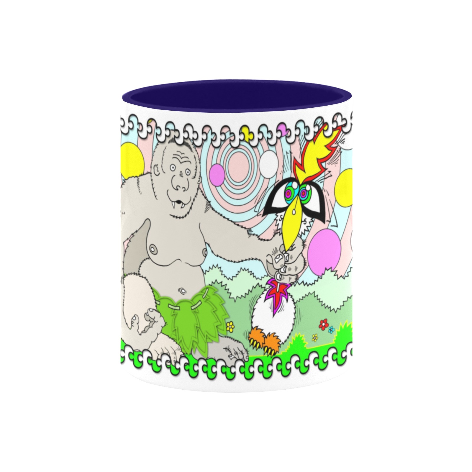 ITEM 30 _ MUG - BABY APE Custom Inner Color Mug (11oz)