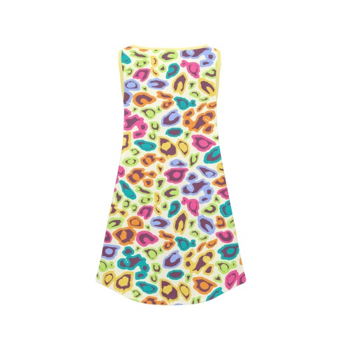 Colorful Girls' Sleeveless Dress (Model D58)