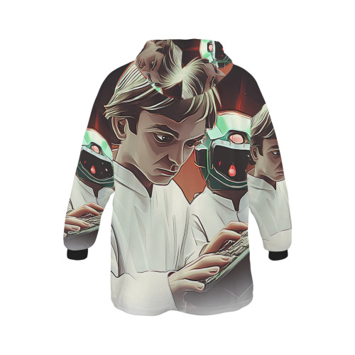 Cosmic Collaboration Blanket Hoodie for Little Kids (Model H67)