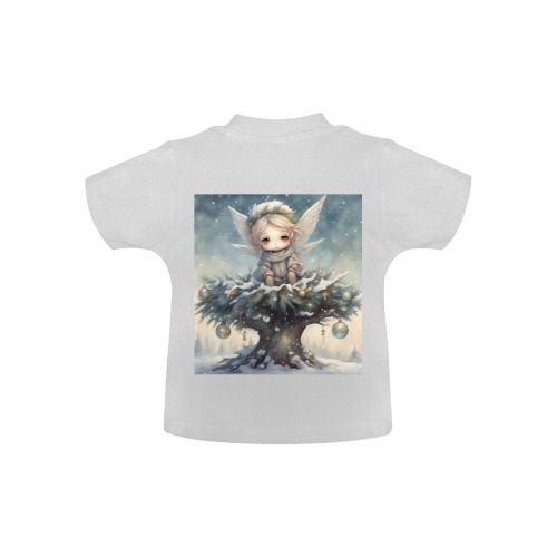 Little Christmas Angel Baby Classic T-Shirt (Model T30)