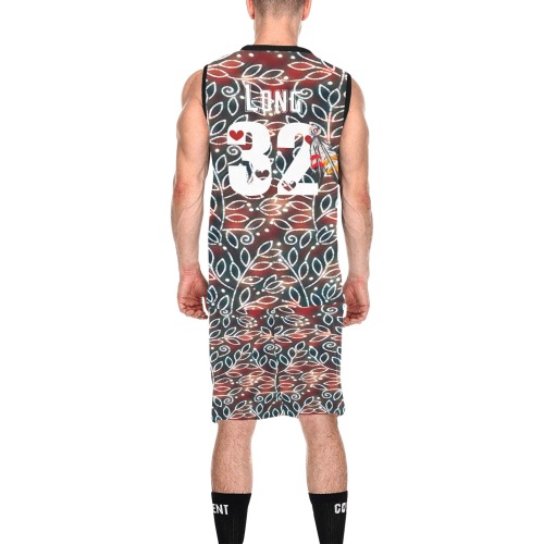 Long 32 All Over Print Basketball Uniform