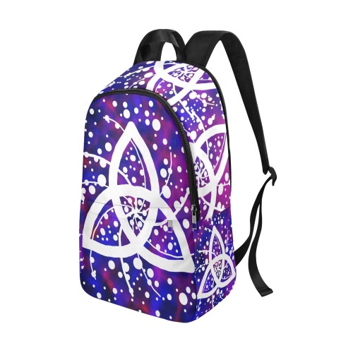 Purple triquetra backpack Fabric Backpack for Adult (Model 1659)