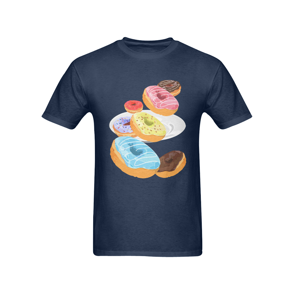 Donuts Men's T-Shirt in USA Size (Front Printing Only)
