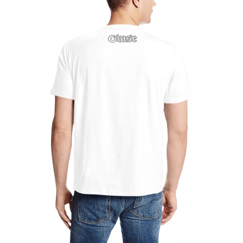 OWSExDAS BW Men's All Over Print T-Shirt (Random Design Neck) (Model T63)