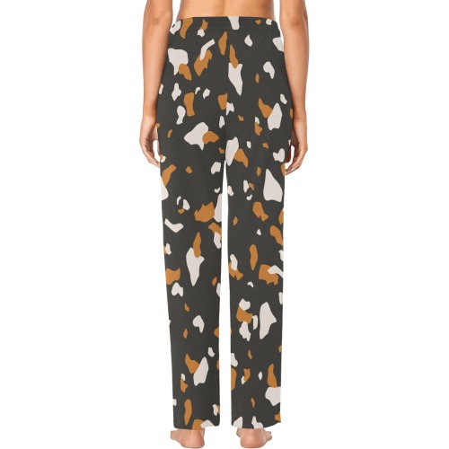 Dark modern terrazzo PDP Women's Pajama Trousers