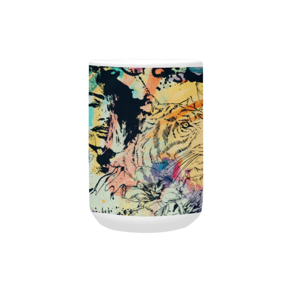 Graffiti-colorful Custom Ceramic Mug (15OZ)