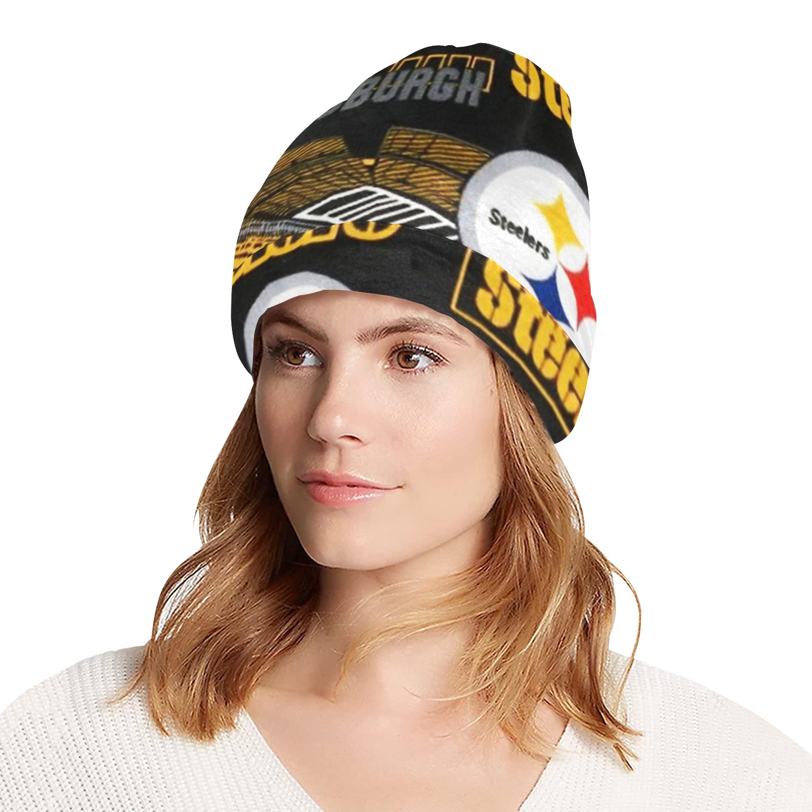 bb xc57 All Over Print Beanie for Adults