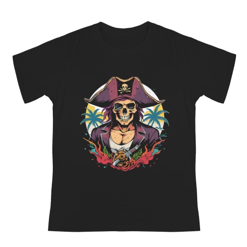 Pirate Men's Heavy Cotton T-Shirt (One Side Printing)