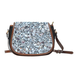 Shells On The Beach 7294 Saddle Bag/Small (Model 1649)(Flap Customization)