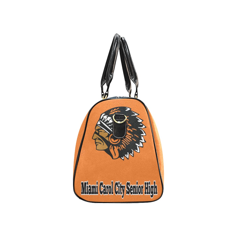 Miami Carol City Senior High Orange Bag SM New Waterproof Travel Bag/Small (Model 1639)
