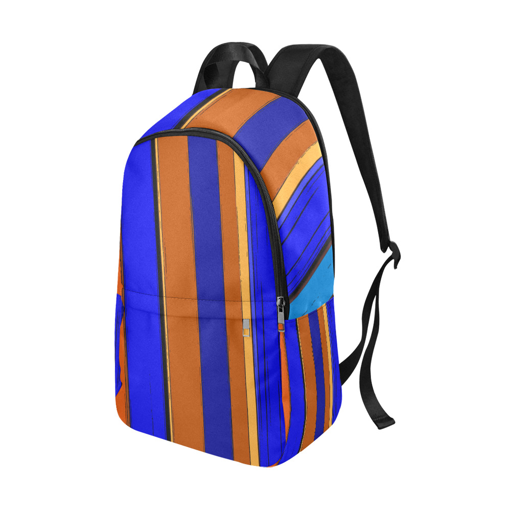 Abstract Blue And Orange 930 Fabric Backpack for Adult (Model 1659)