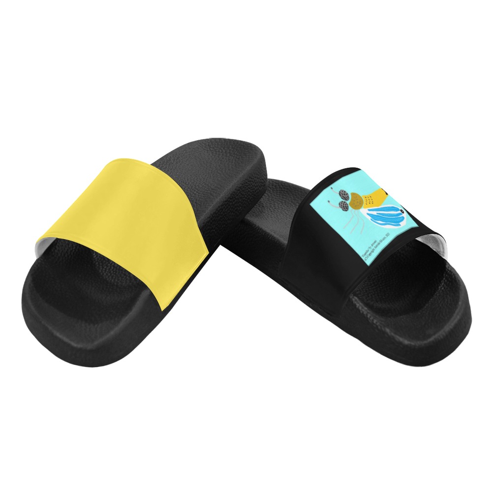 Vespidae Women's Slide Sandals (Model 057)