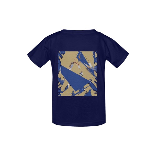 Jalen Kids navy Tee Kid's  Classic T-shirt (Model T22)