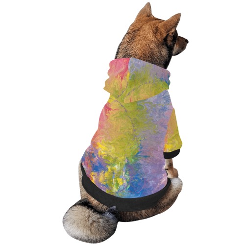 Rainbows All Around You Pet Dog Hoodie