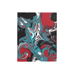 Dark Wave of Colors Quilt 40"x50"