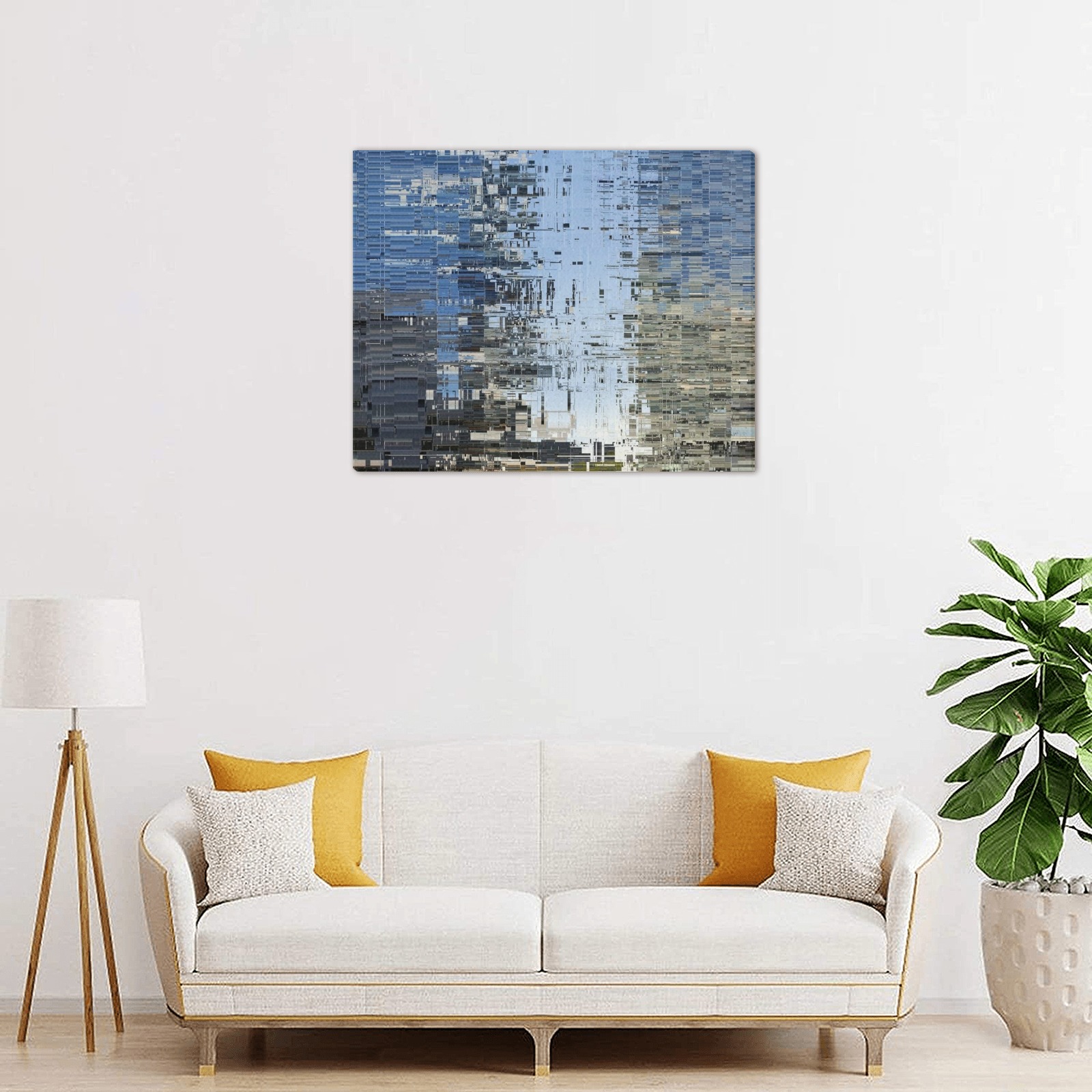 Abstract Frame Canvas Print 20"x16"
