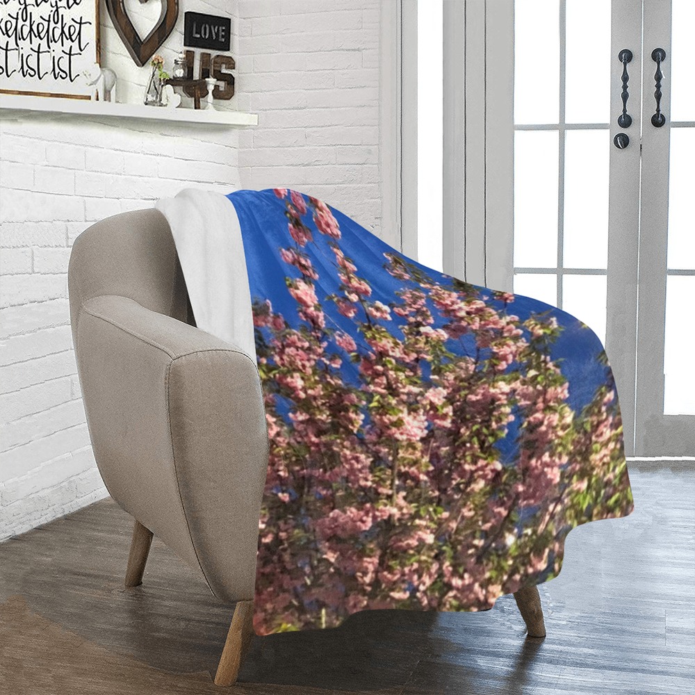 Cherry Tree Collection Ultra-Soft Micro Fleece Blanket 40"x50"