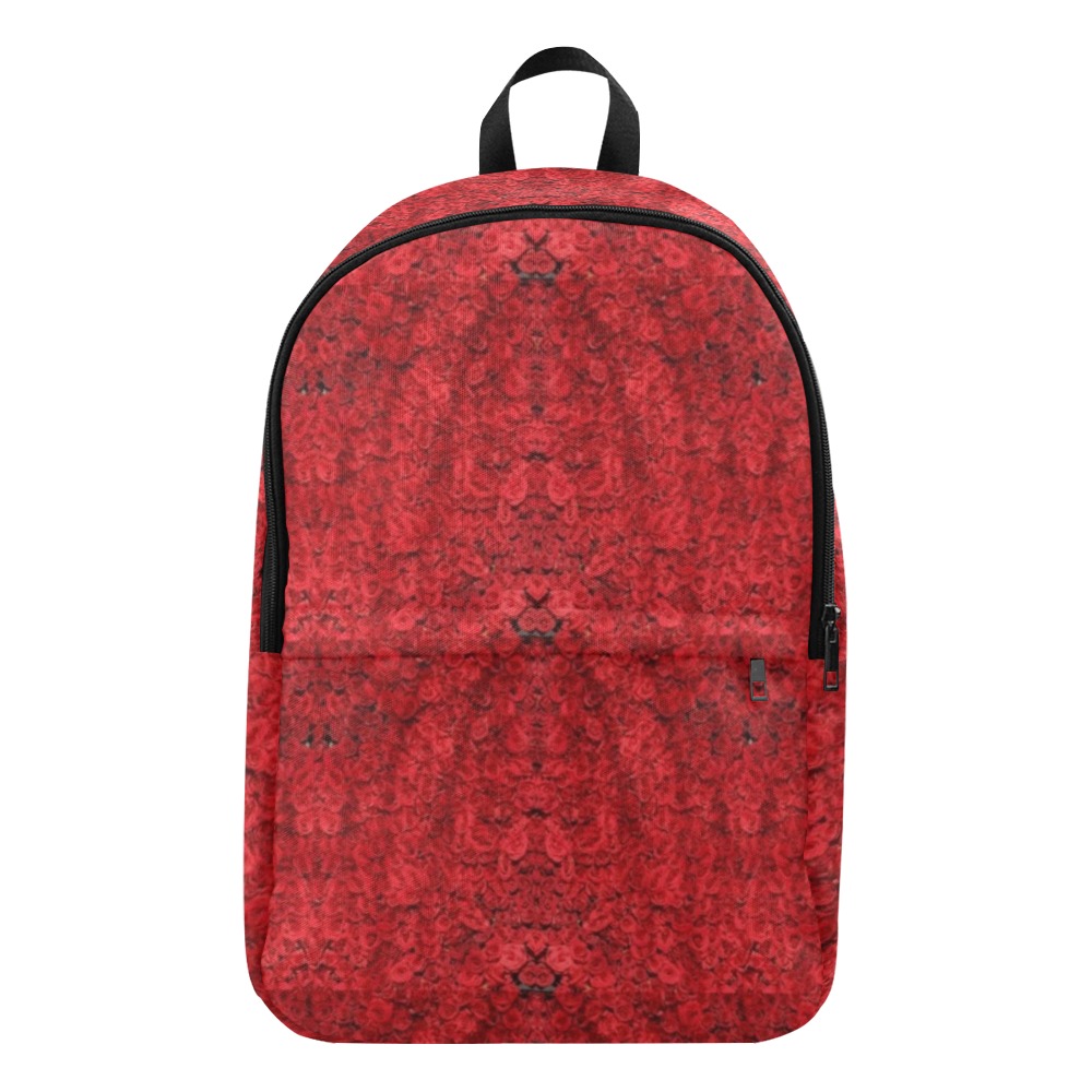 red roses Fabric Backpack for Adult (Model 1659)