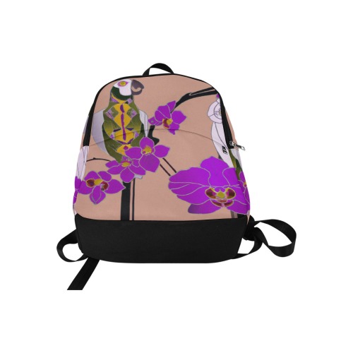 parrots with orchids Fabric Backpack for Adult (Model 1659)