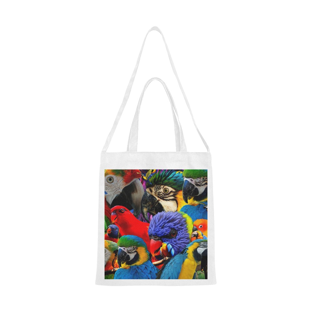 PARROTS Canvas Tote Bag/Medium (Model 1701)