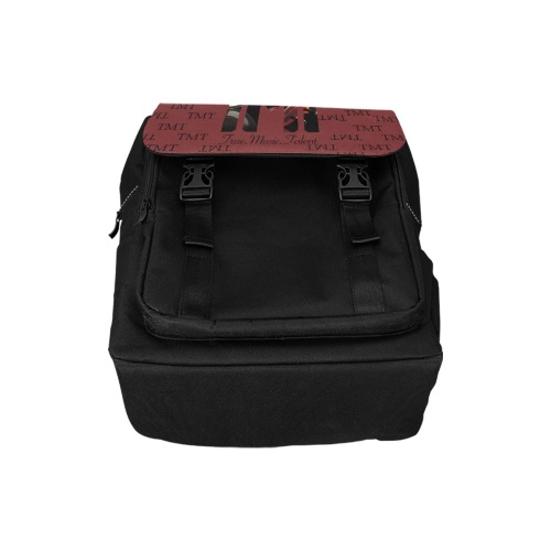 TMT Burgundy Casual Shoulders Backpack (Model 1623)