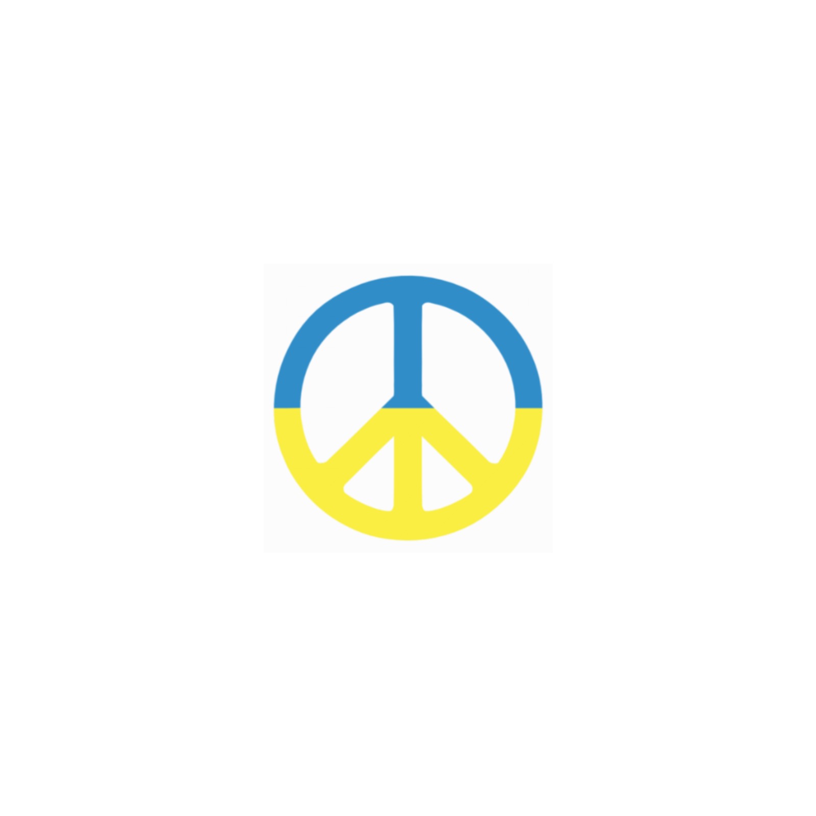 Ukraine Peace Symbol Personalized Temporary Tattoo (15 Pieces)