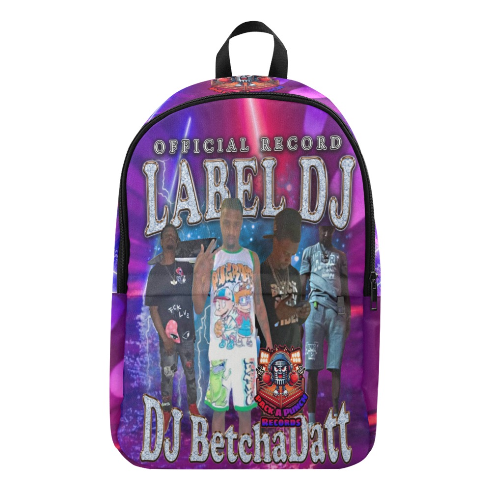 DJ BetchaDatt Lightning Fabric Backpack for Adult (Model 1659)