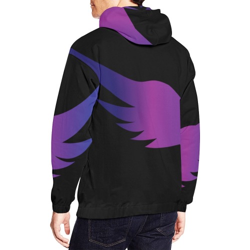 Flying Eagle All Over Print Hoodie for Men (USA Size) (Model H13)