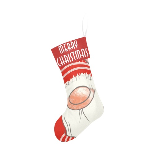 Gnome Stocking with cuff Christmas Stocking