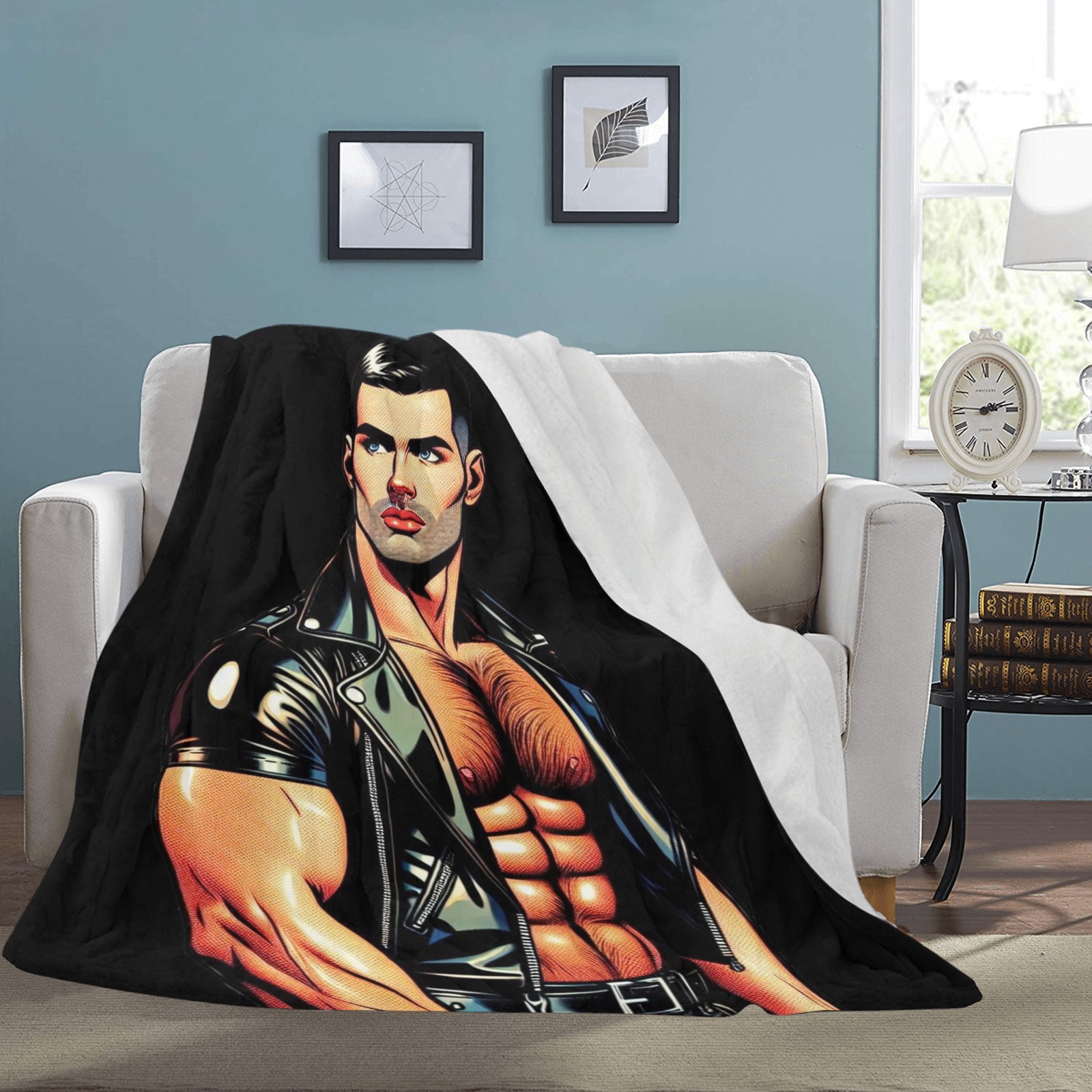 Dom by Fetishworld Ultra-Soft Micro Fleece Blanket 70''x80''