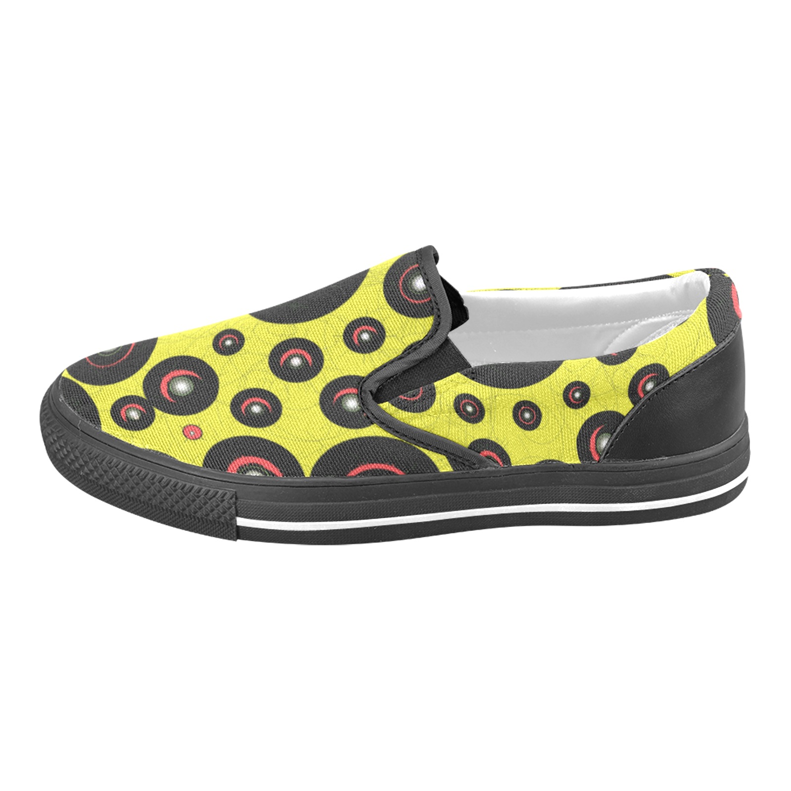 CogIIyel1 b Slip-on Canvas Shoes for Kid (Model 019)