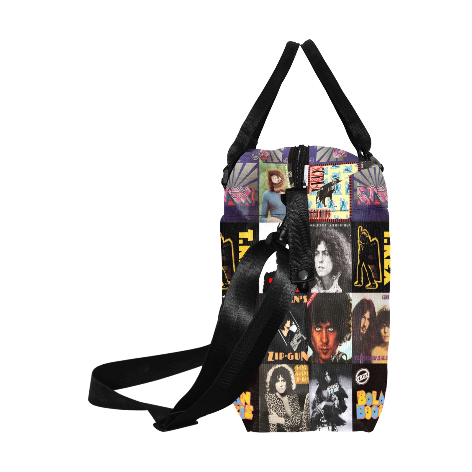 Marc Bolan & T.Rex Albums Large Capacity Duffle Bag (Model 1715)