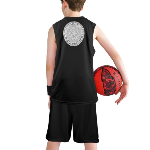 20 Boys' V-Neck Basketball Uniform