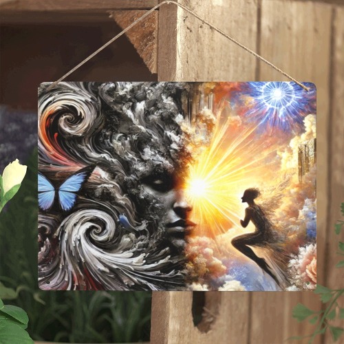 Finding solace Metal Sign 16"x12"