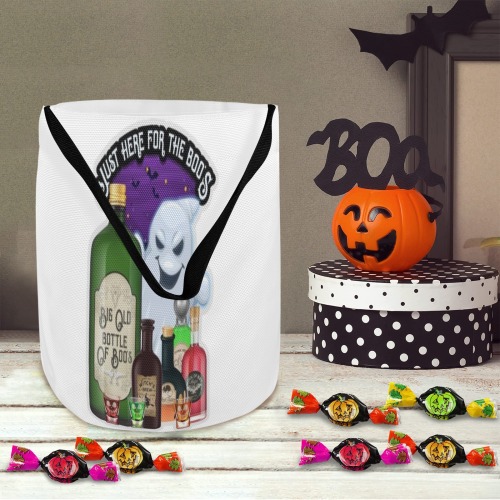 JUST HERE FOR THE BOOS TRICK OR TREAT BAG Halloween Candy Bag