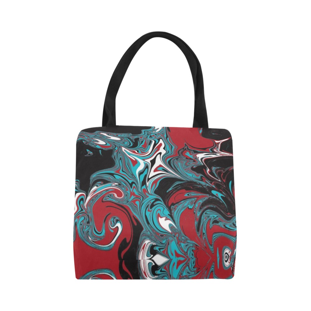 Dark Wave of Colors Canvas Tote Bag (Model 1657)