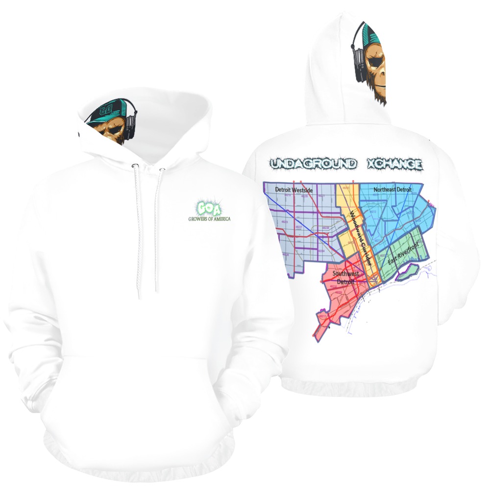 CITY STREETS TEE 2 All Over Print Hoodie for Men (USA Size) (Model H13)