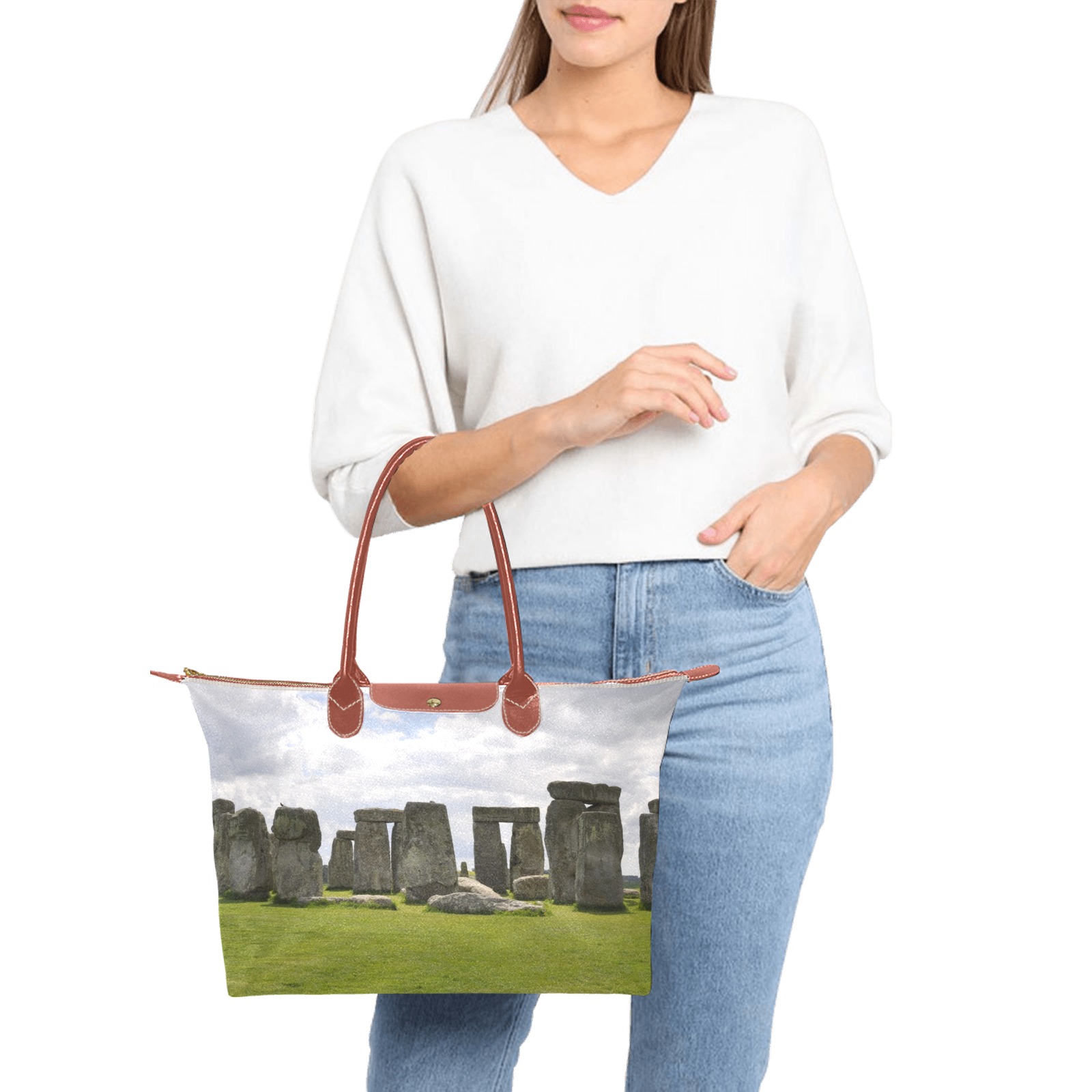Stonehenge Single-Shoulder Lady Handbag (Model 1714)