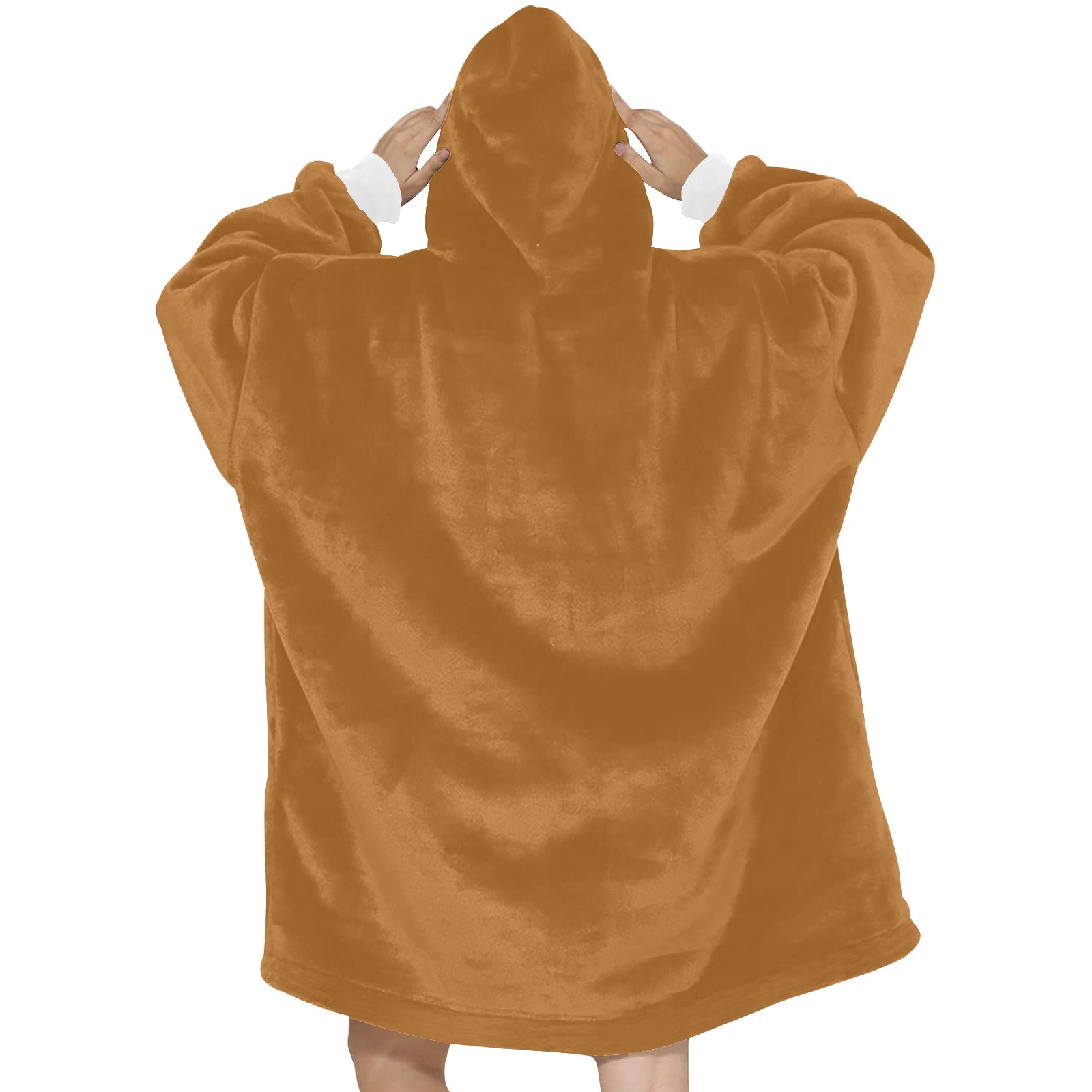 Sudan Brown Blanket Hoodie for Women
