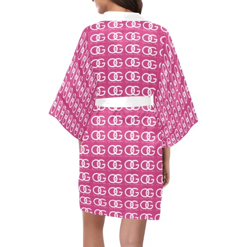 Dark Pink Robe Kimono Robe