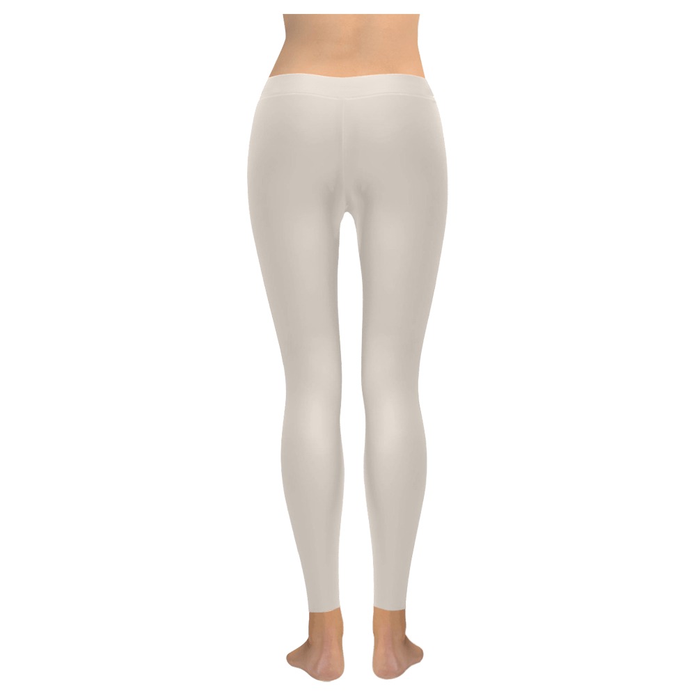 Perfectly Pale Women's Low Rise Leggings (Invisible Stitch) (Model L05)